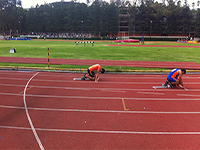 entrenamiento de pista